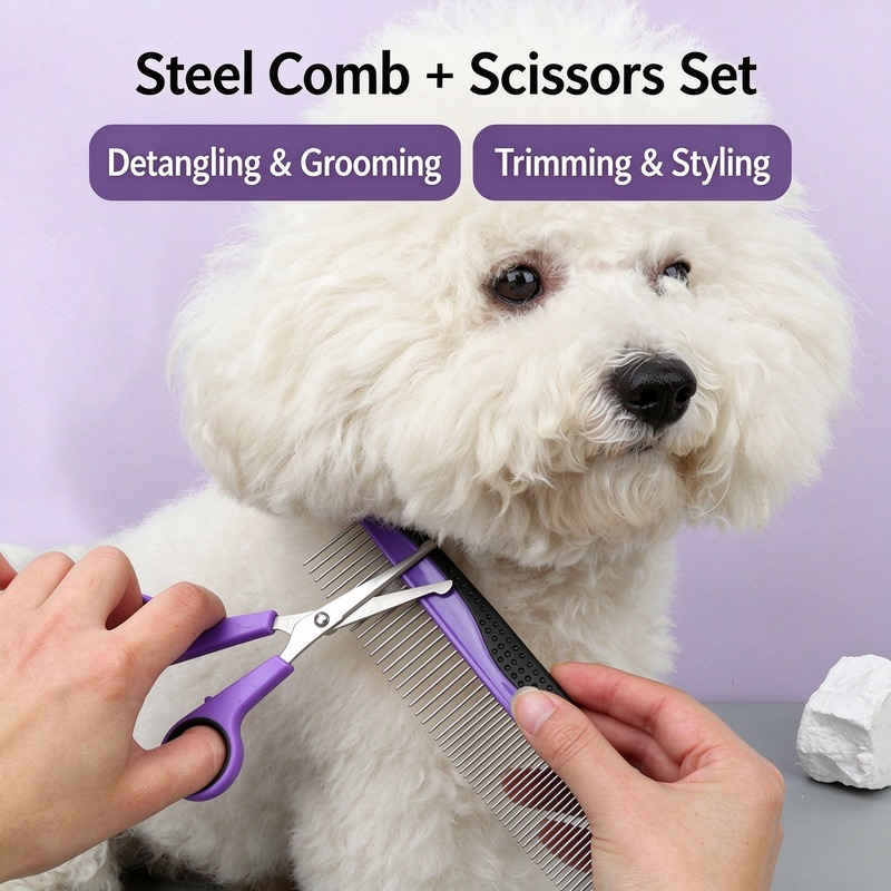 9-Piece Professional Pet Grooming Kit - Image 5