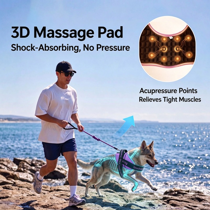 Adventure-Ready 3D Massage Pad Chest & Back Protection Harness - Image 2