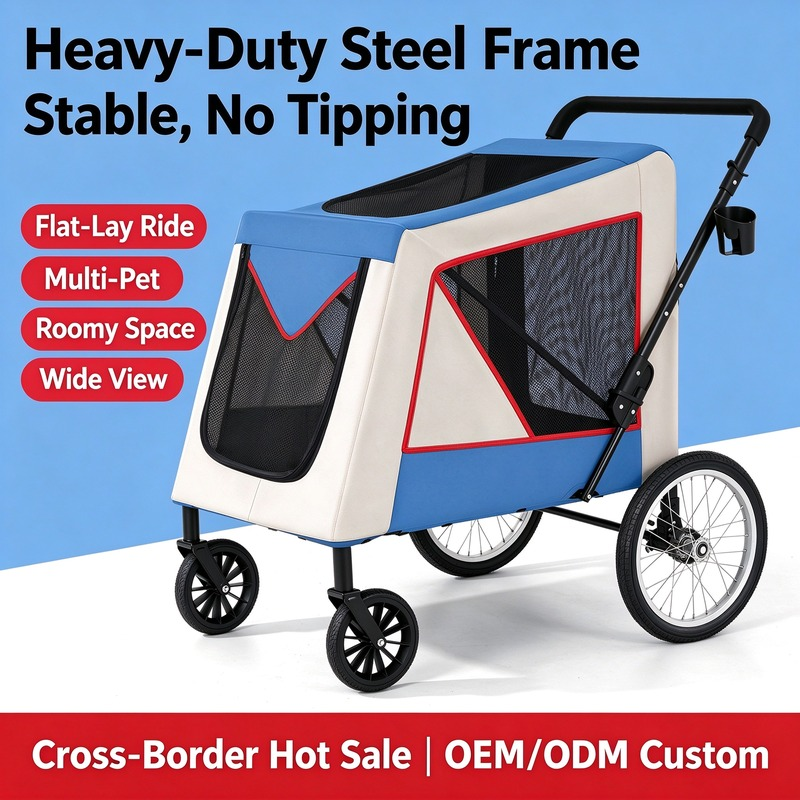 Heavy-Duty Pet Stroller - Image 4