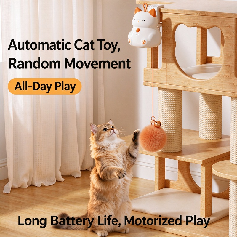 Automatic Lift & Drop Electric Cat Toy - Image 5