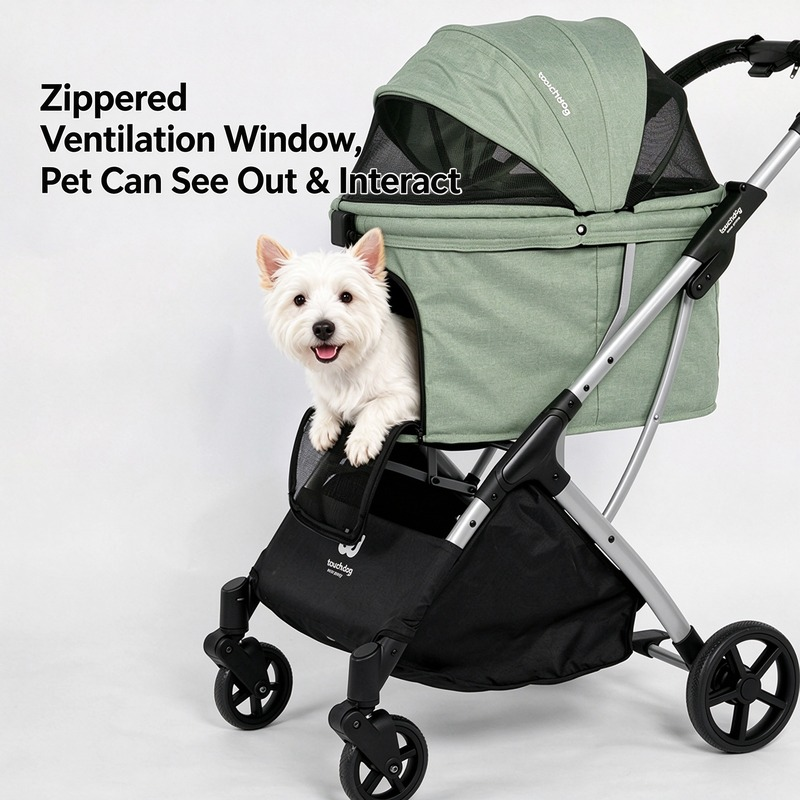 touchdog Foldable Pet Stroller - Image 3