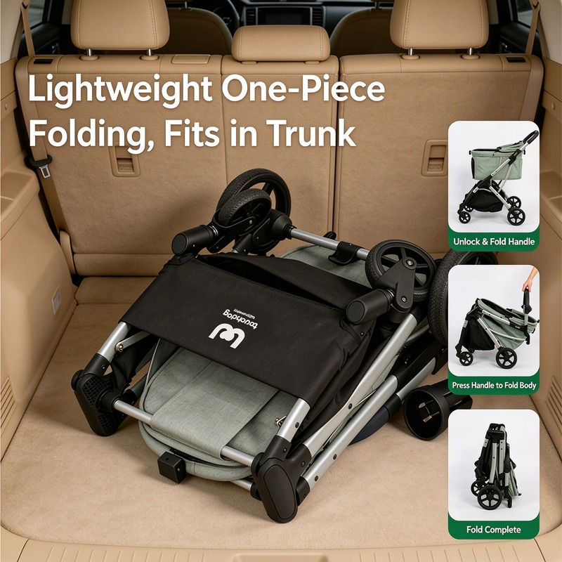 touchdog Foldable Pet Stroller - Image 4