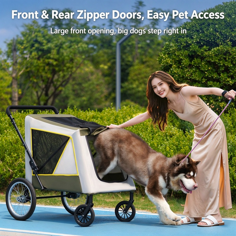 Heavy-Duty Pet Stroller - Image 2