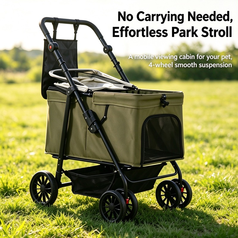 Roomy Pet Stroller - Image 5