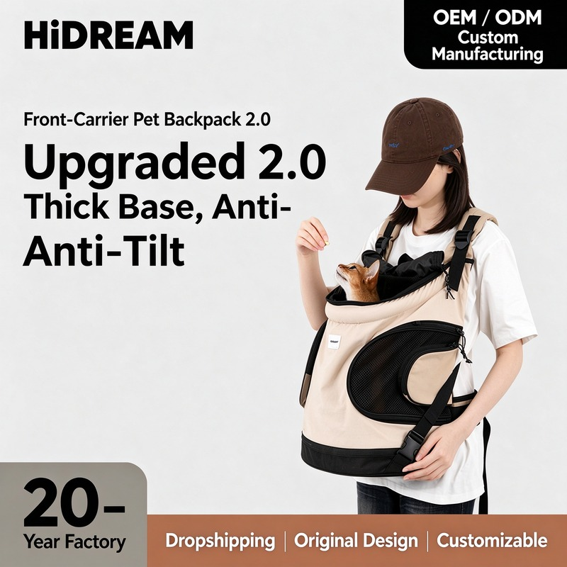 HIDREAM Front-Carrier Pet Backpack 2.0