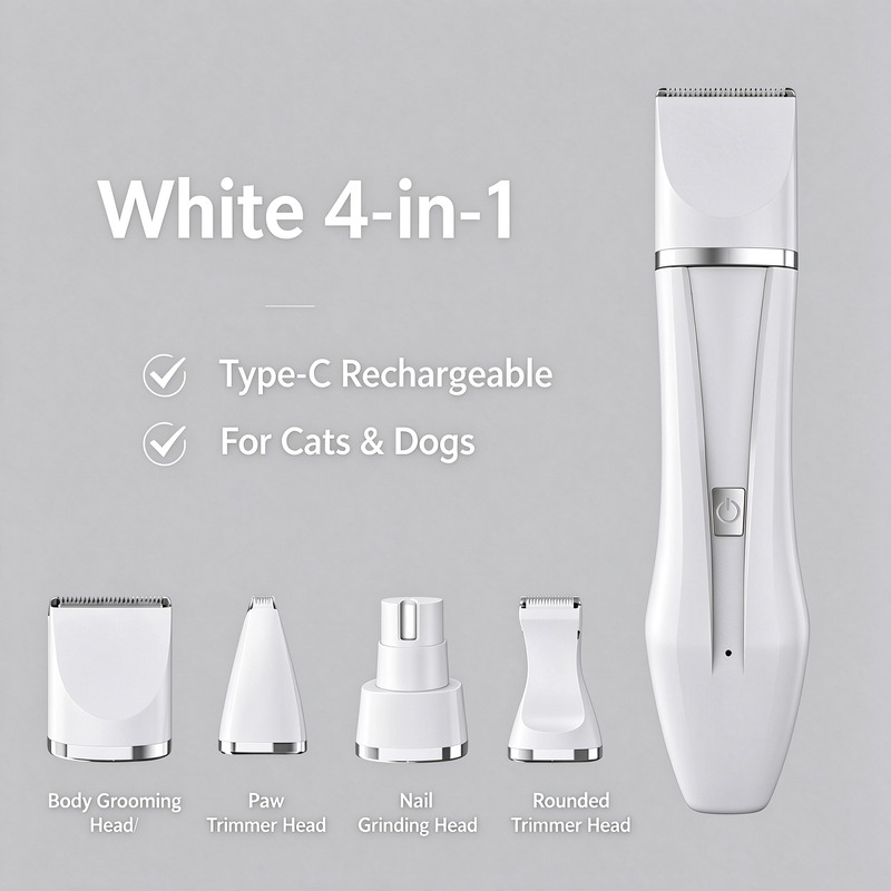 4-in-1 Professional Pet Grooming Trimmer - Image 11