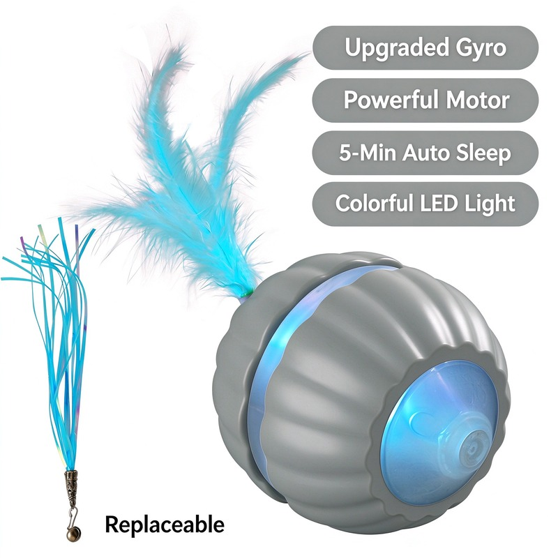 Interactive LED Cat Ball Toy - Image 6