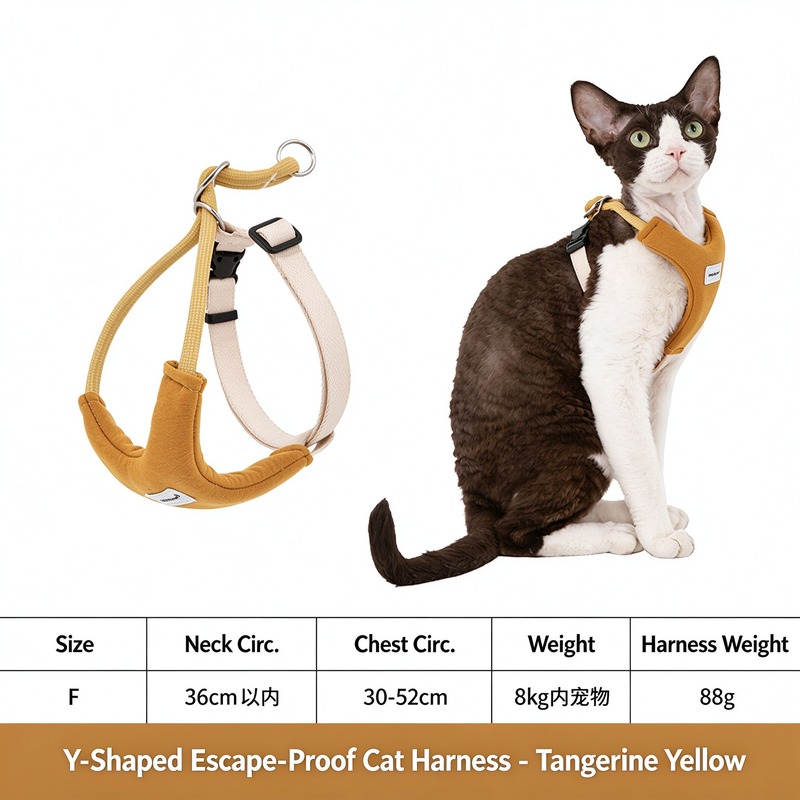 HIDREAM Y-Shaped Escape-Proof Cat Harness & Leash Set - Image 5