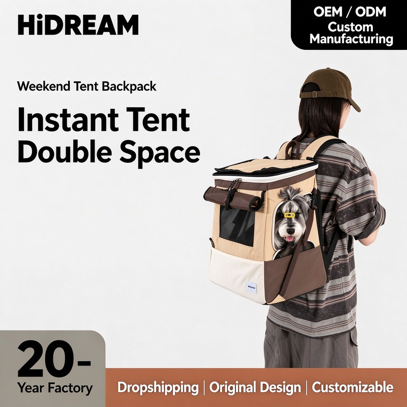 HIDREAM Weekend Tent Pet Backpack