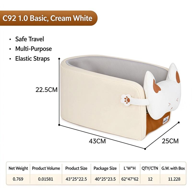 Pet Car Seat & Center Console Carrier - Image 4