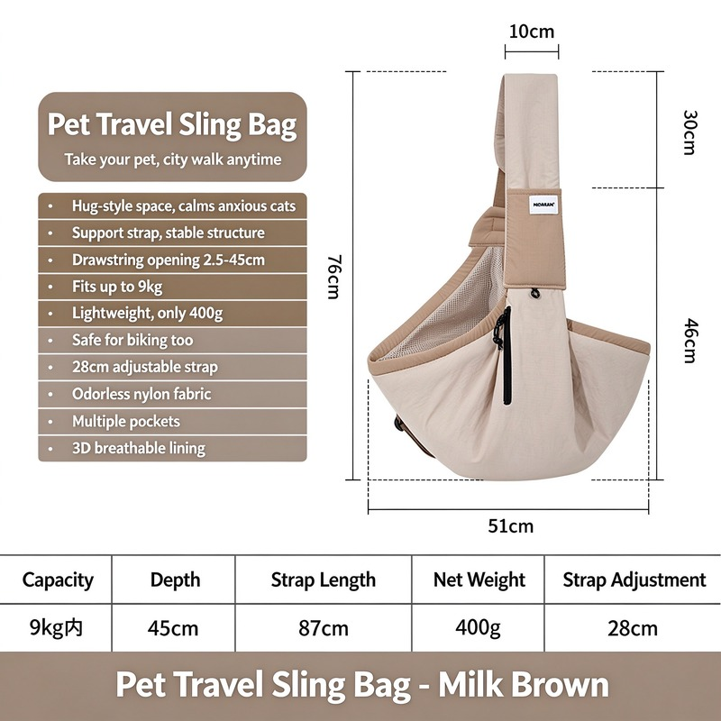 HIDREAM Pet Travel Sling Bag - Image 8