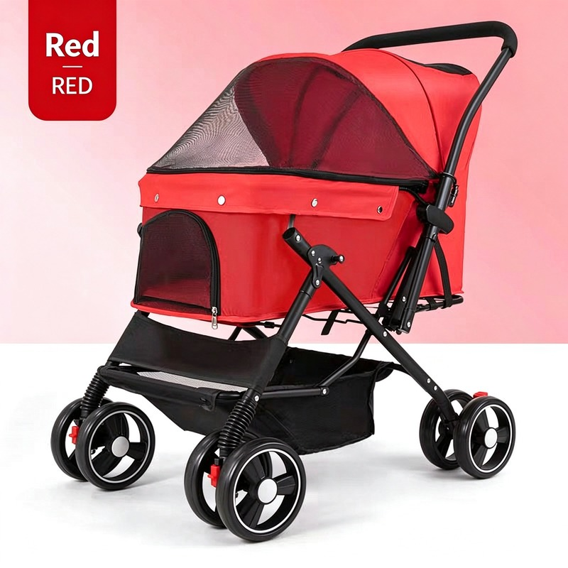 Reversible Handle Pet Stroller - Image 6