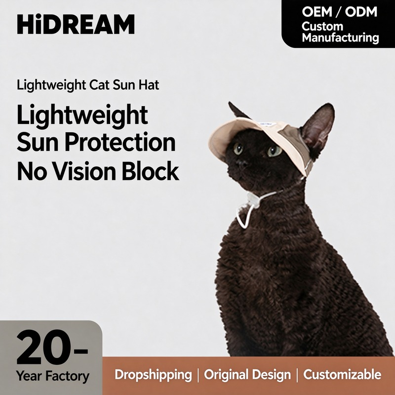 HIDREAM Lightweight Cat Sun Hat