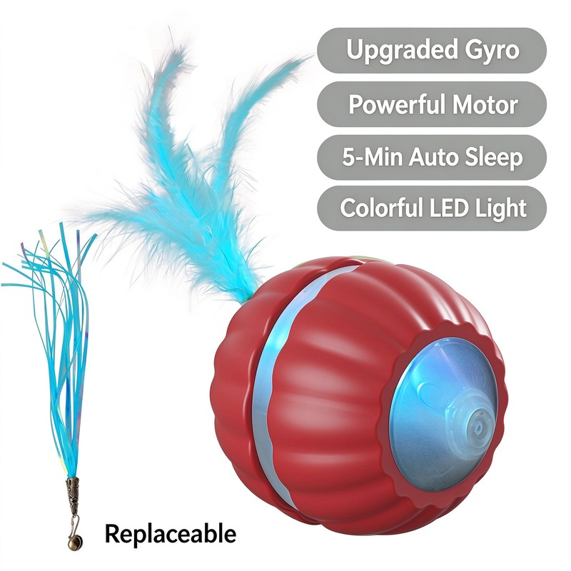 Interactive LED Cat Ball Toy - Image 4