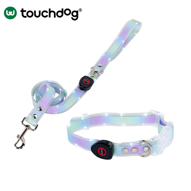 Gradient Glow Night Patrol LED Collar & Leash Set - Image 3