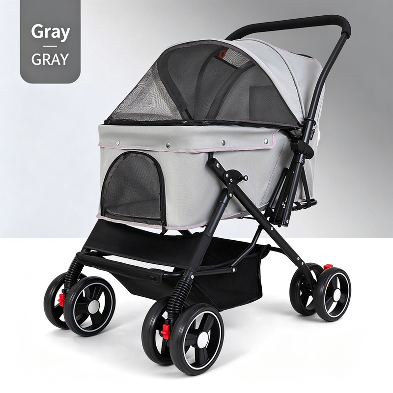 Reversible Handle Pet Stroller - Image 5