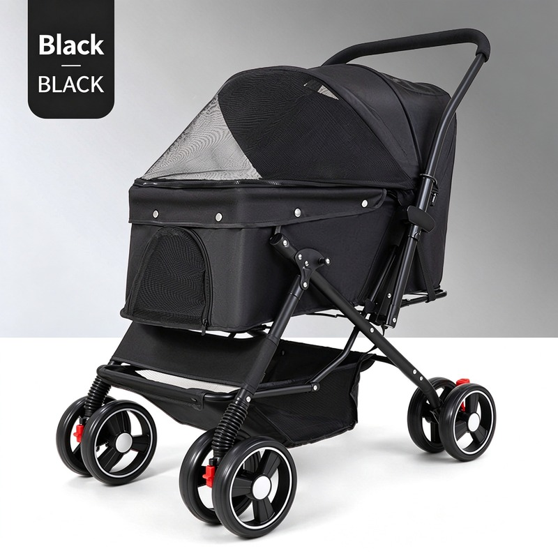 Reversible Handle Pet Stroller - Image 4