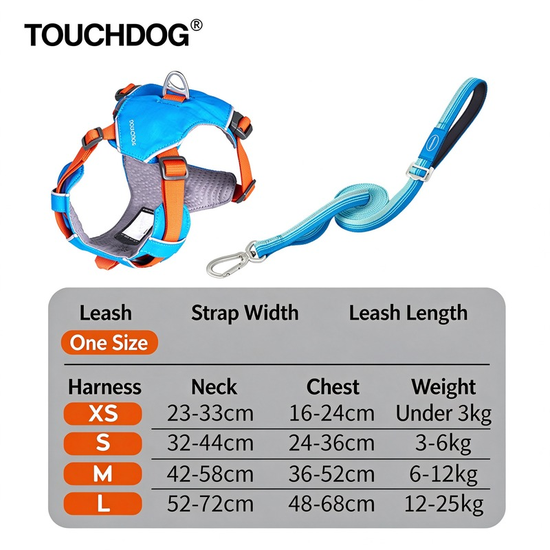 Air-Soft Series Outdoor Adventure Featherlight Harness & Leash Set - Image 3