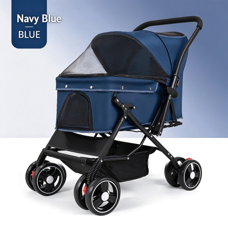 Reversible Handle Pet Stroller - Image 3