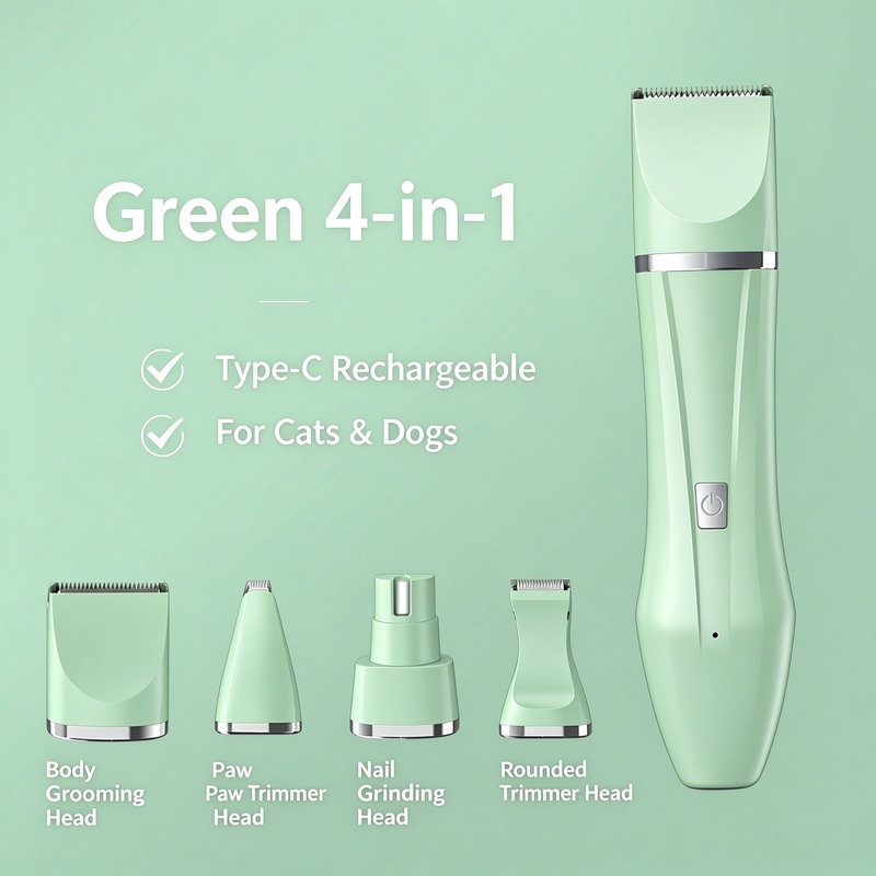 4-in-1 Professional Pet Grooming Trimmer - Image 7