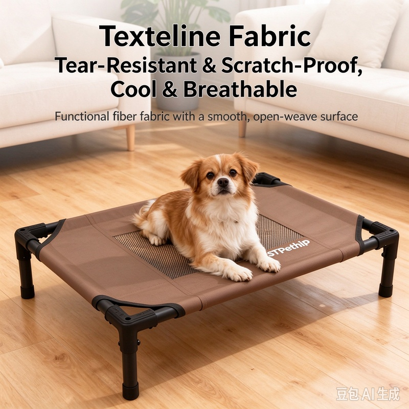 Elevated Pet Cot & Raised Dog Bed