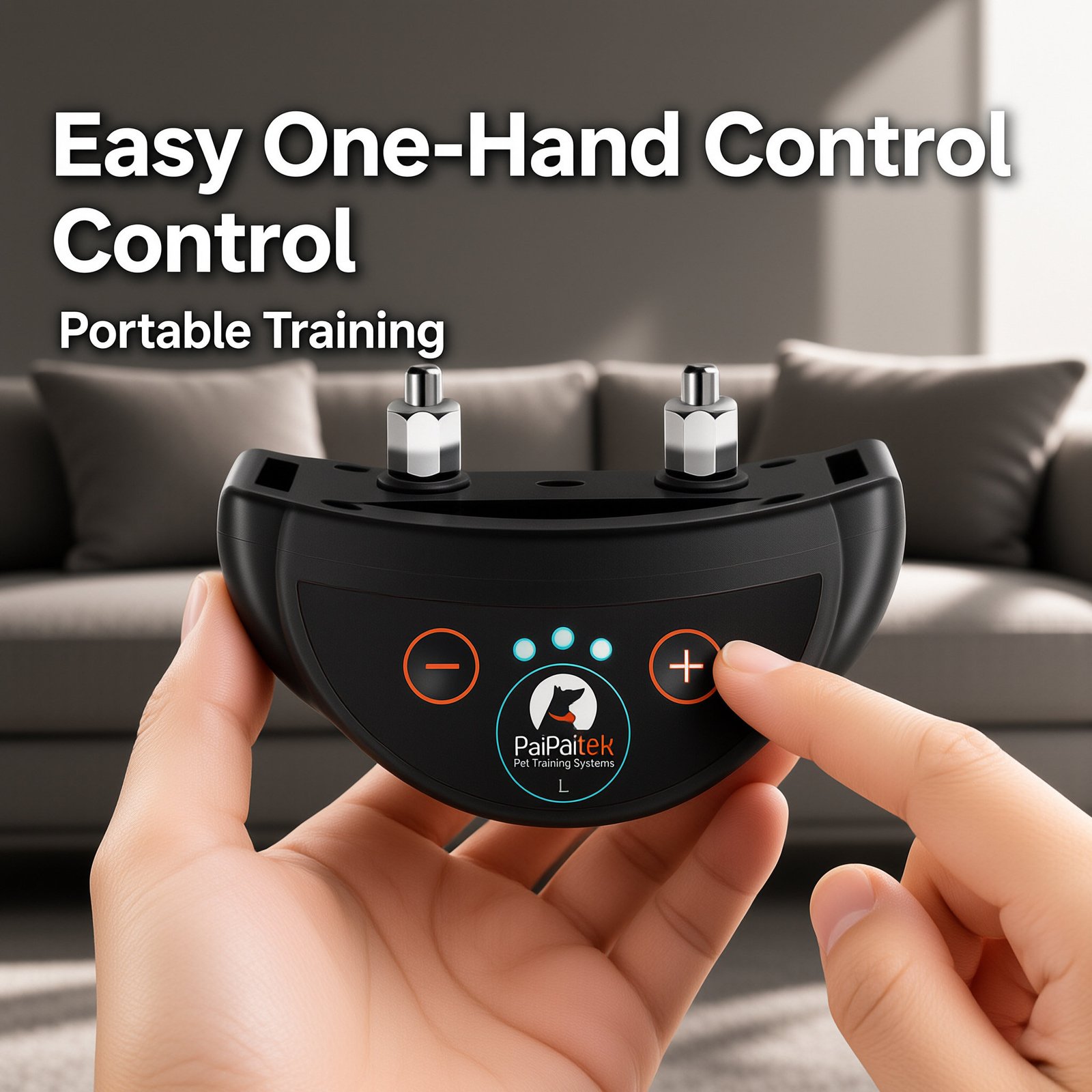 Automatic Anti Barking Dog Collar, Smart Bark Detection Beep Vibration Training Collar with Adjustable Sensitivity - Image 2