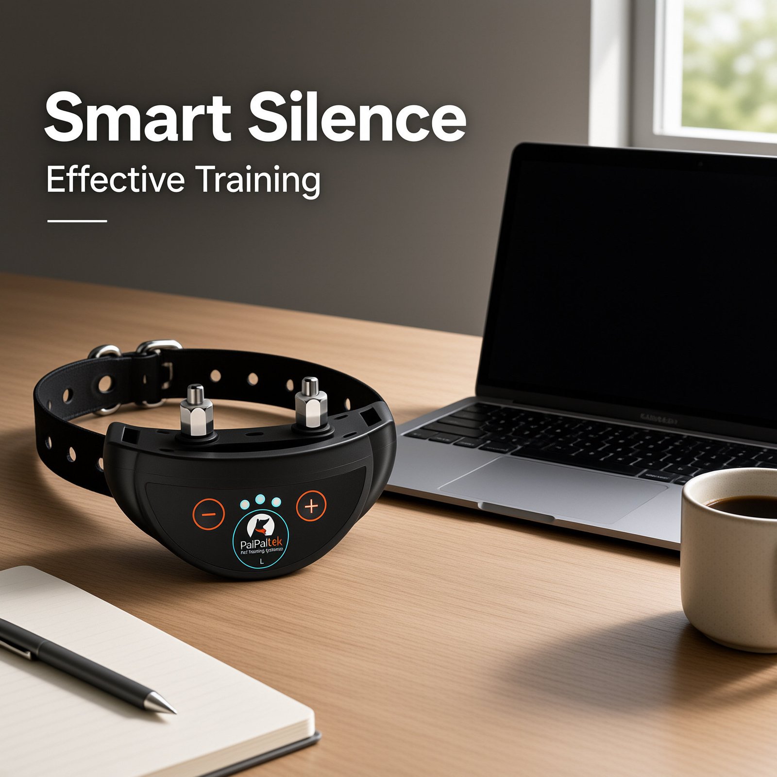 Automatic Anti Barking Dog Collar, Smart Bark Detection Beep Vibration Training Collar with Adjustable Sensitivity - Image 3