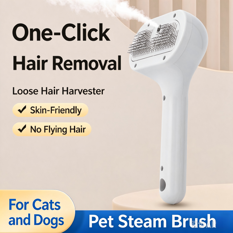 Steam Pet Grooming Brush for Cats & Dogs - Image 2