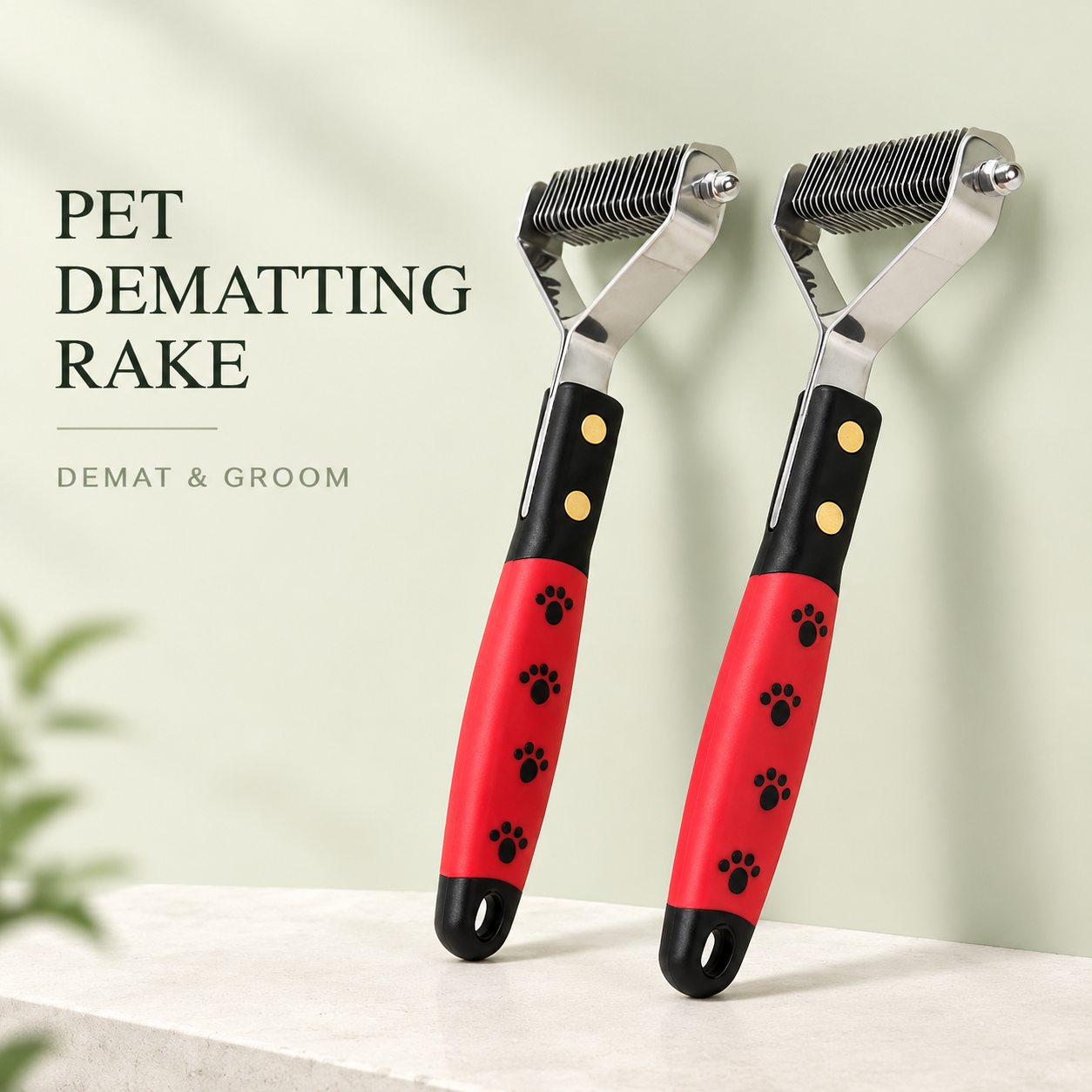 touchdog Professional Pet Dematting Rake