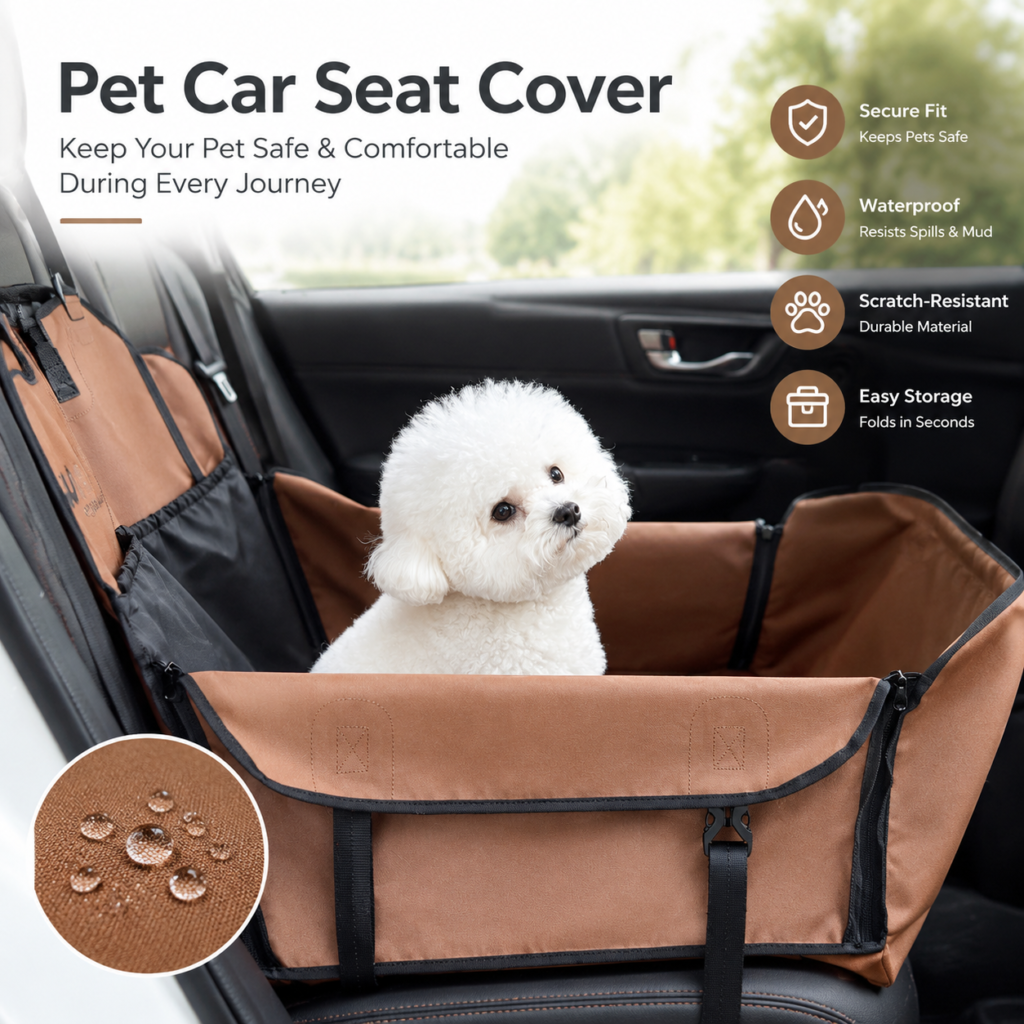 Pet Car Seat Cover & Carrier