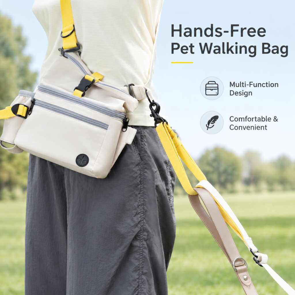 Multi-Function Pet Walking Bag