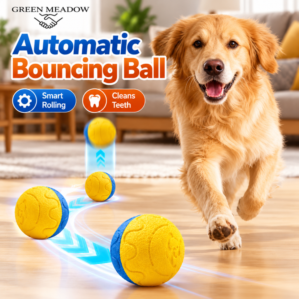 Automatic Bouncing Dog Ball