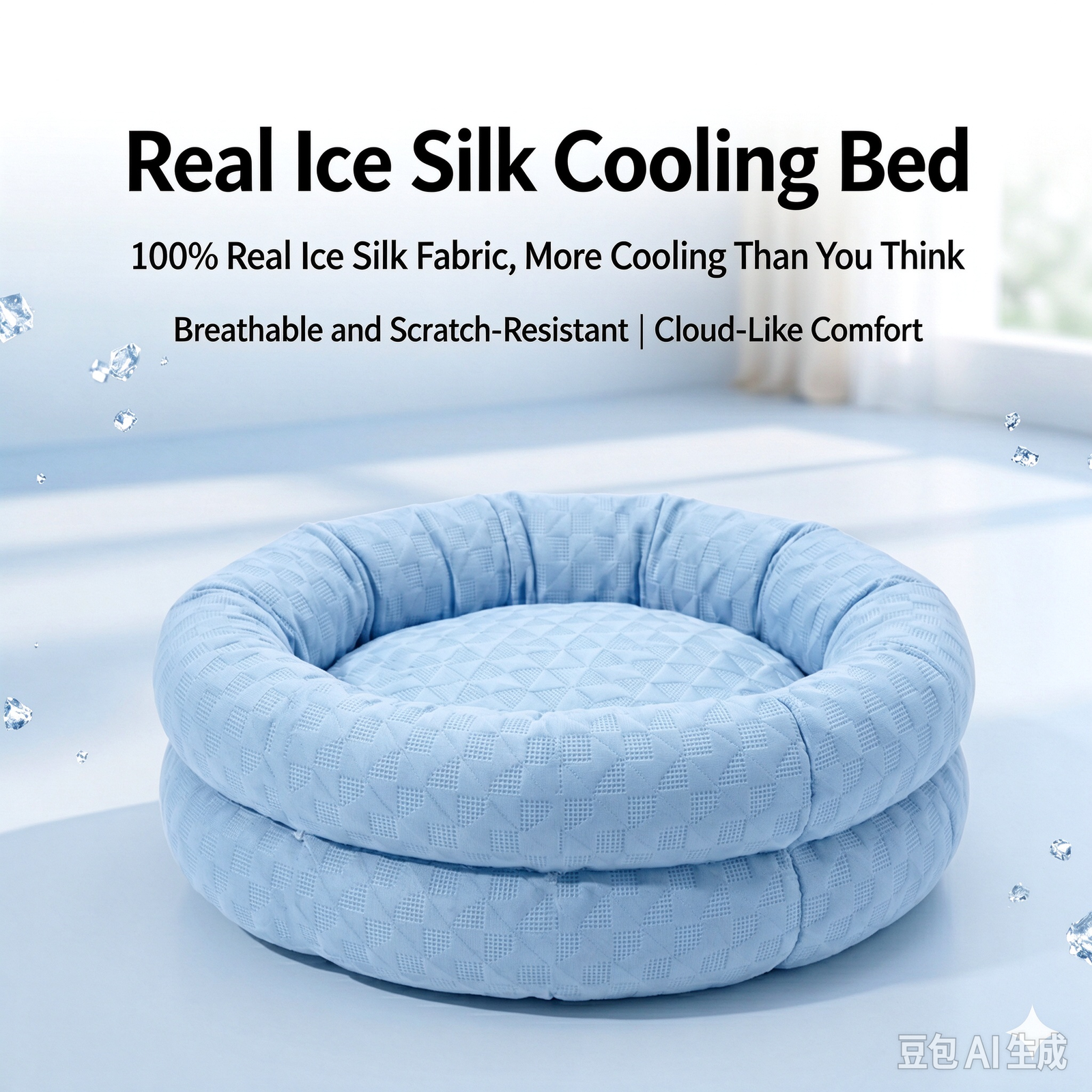 Cooling Ice Silk Dog Bed & Cat Bed - Image 3