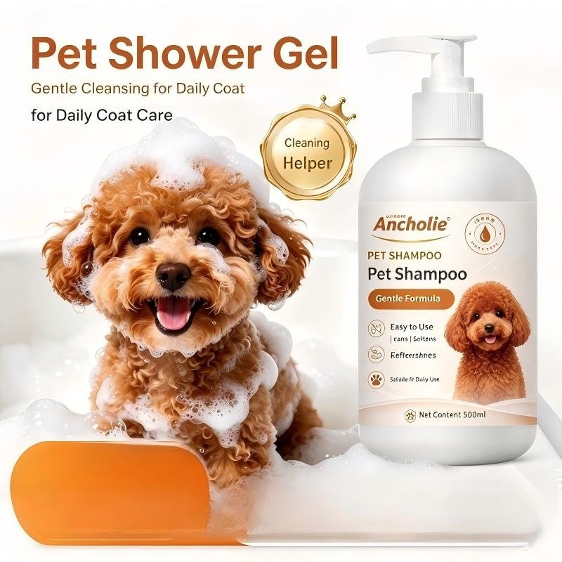 Pet Shampoo for Brown Hair – Color-Enhancing & Brightening Dog Shower