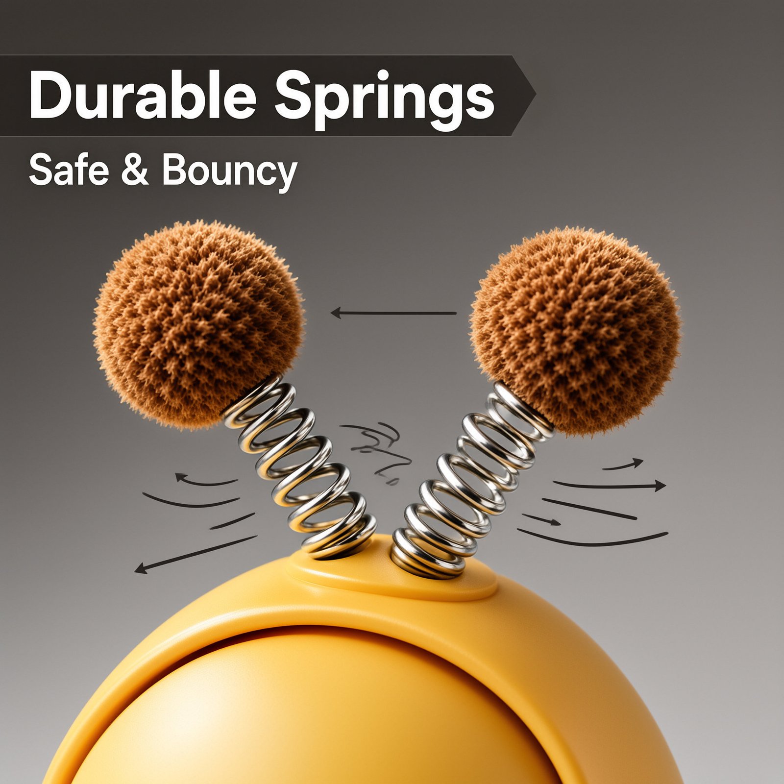 Snail Wobble Treat Dispensing Cat Toy, Spring Tentacle Interactive Puzzle Feeder for Cat Self Play - Image 7