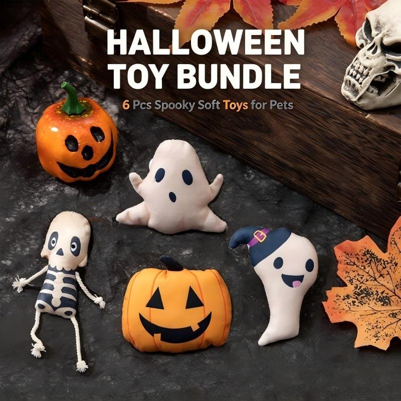 Halloween Catnip Cat Toys 4-Pack